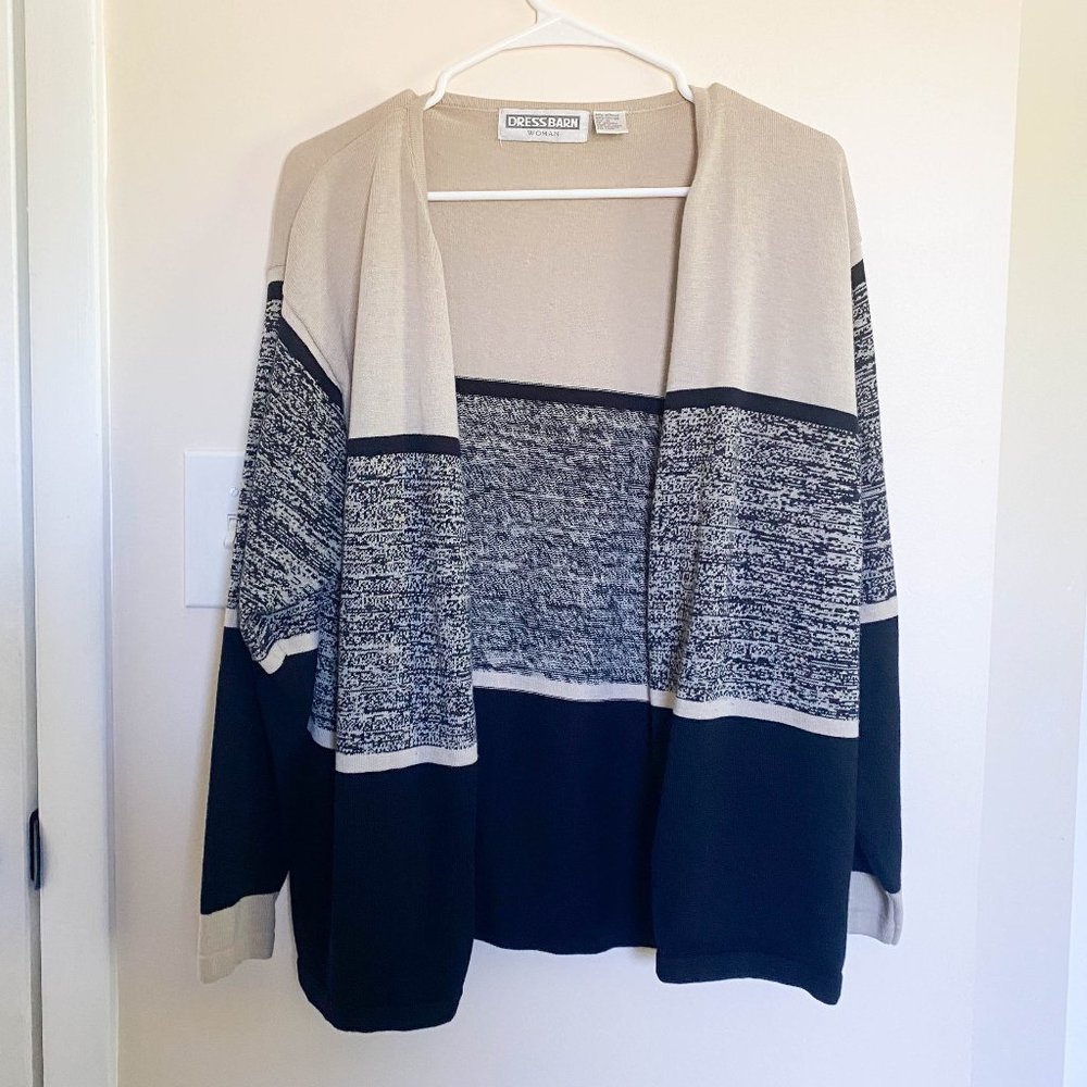 Dress Barn Cute Fall Work Cardigan oversized